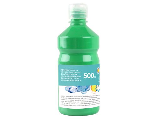 Guache escolar liderpapel 500 ml verde , Liderpapel , 59207 , 8423473592070